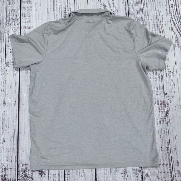 TravisMathew USA Flag Golf Polo Men’s 3XL Gray Stars & Stripes - Picture 2 of 6